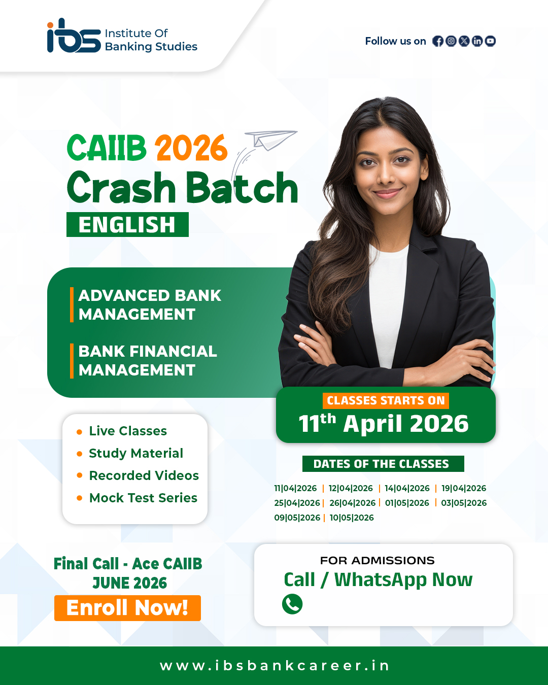 CAIIB 2026 Crash Batch