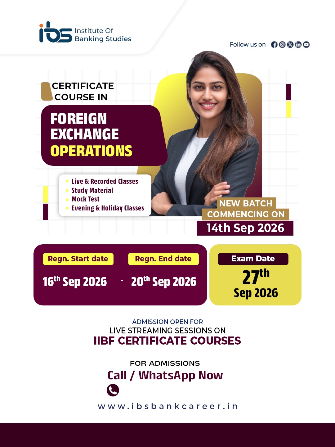 CERTIFICATE COURSE IN FOREIGN EXCHANGE OPERATIONS