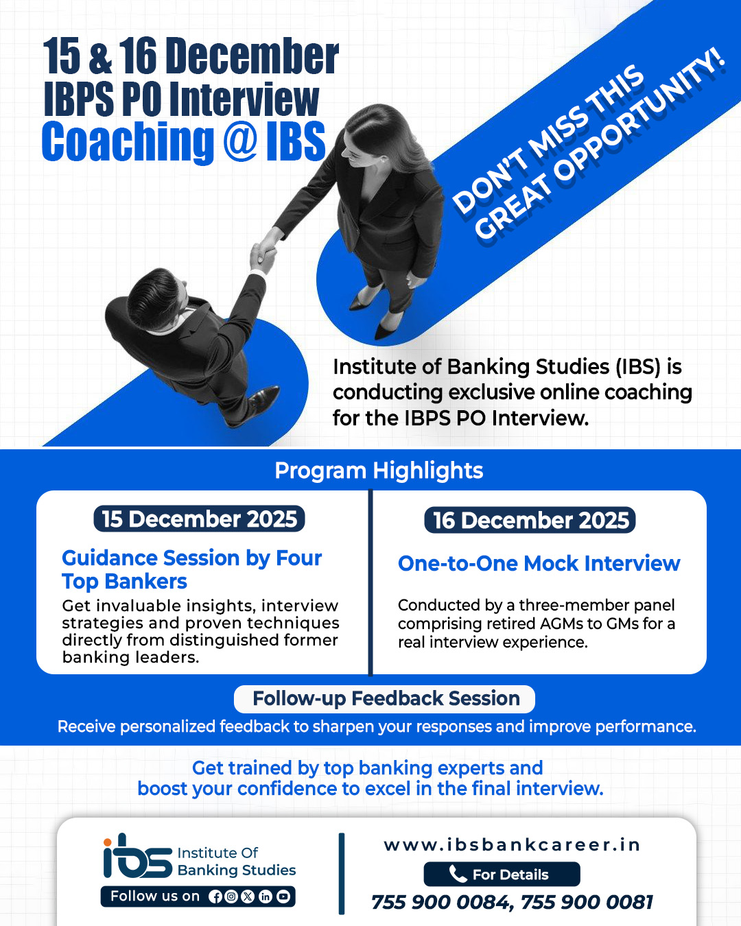 BPS PO Interview Coaching @ IBS